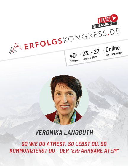 Veronika Langguth auf dem Erfolgskongress